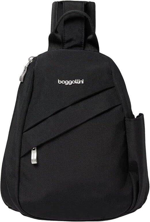 Baggallini Medium sling bag, BLACK