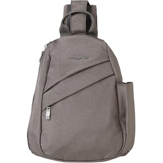 Baggallini Medium sling bag, STERLING SHIMMER
