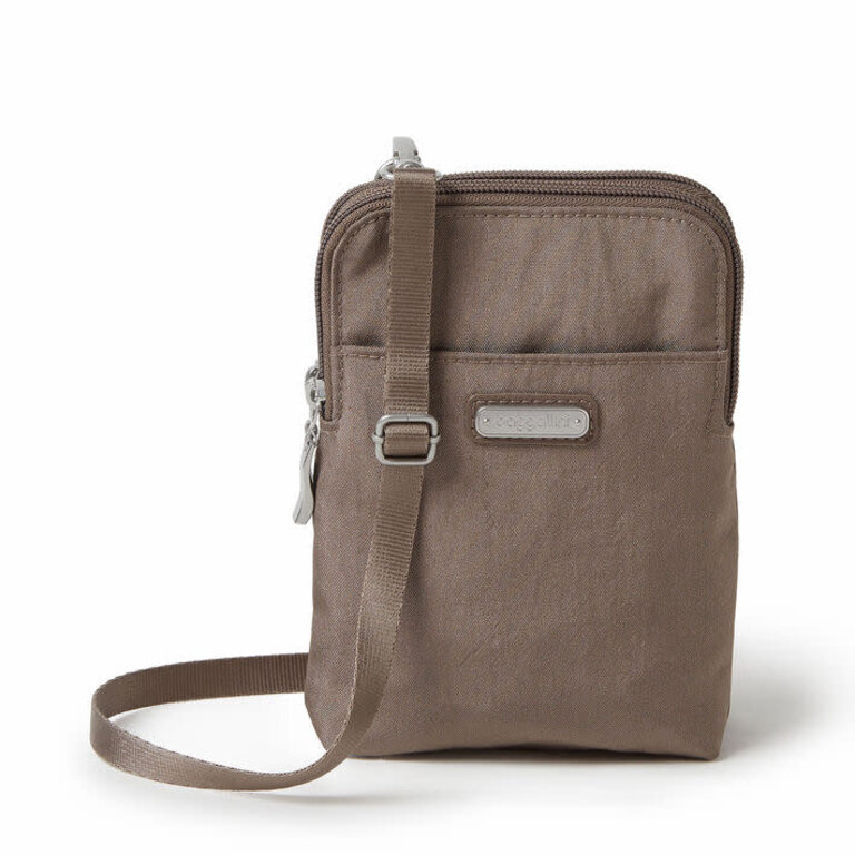 Baggallini Take Two Rfid Bryant Crossbody, PORTOBELLO SHIMMER