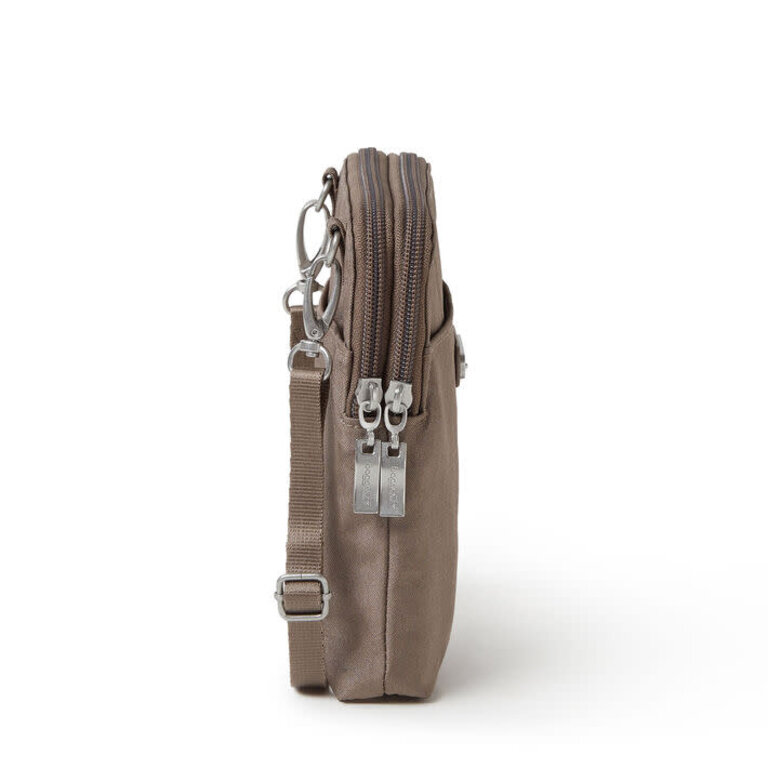 Baggallini Take Two Rfid Bryant Crossbody, PORTOBELLO SHIMMER