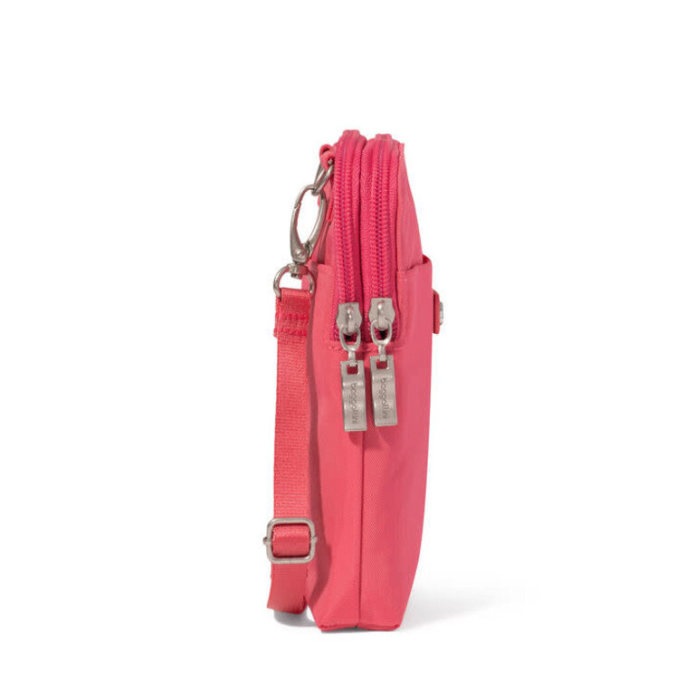 Baggallini Take Two Rfid Bryant Crossbody, FLAMINGO PINK