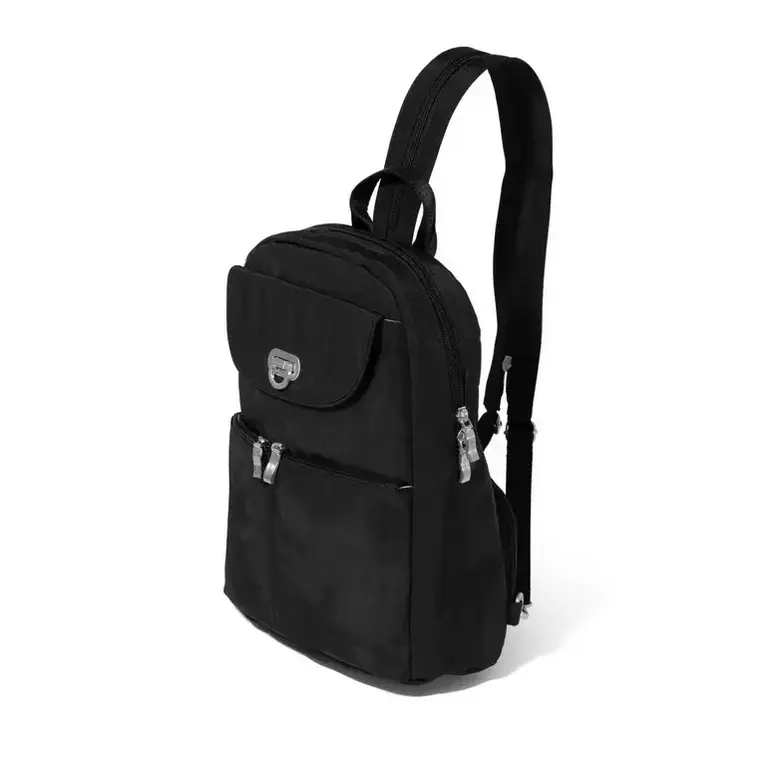 Baggallini Coastal Flip Lock day pack, Black