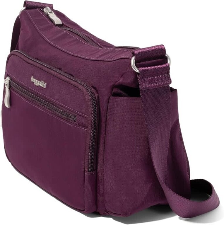Baggallini Free Time Hobo, MULBERRY
