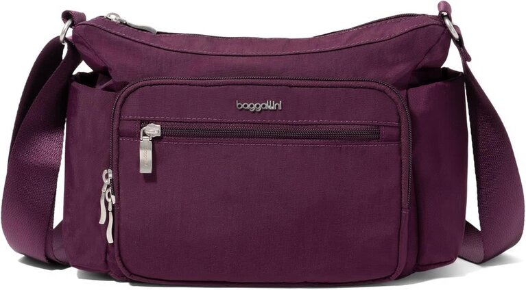 Baggallini Free Time Hobo, MULBERRY