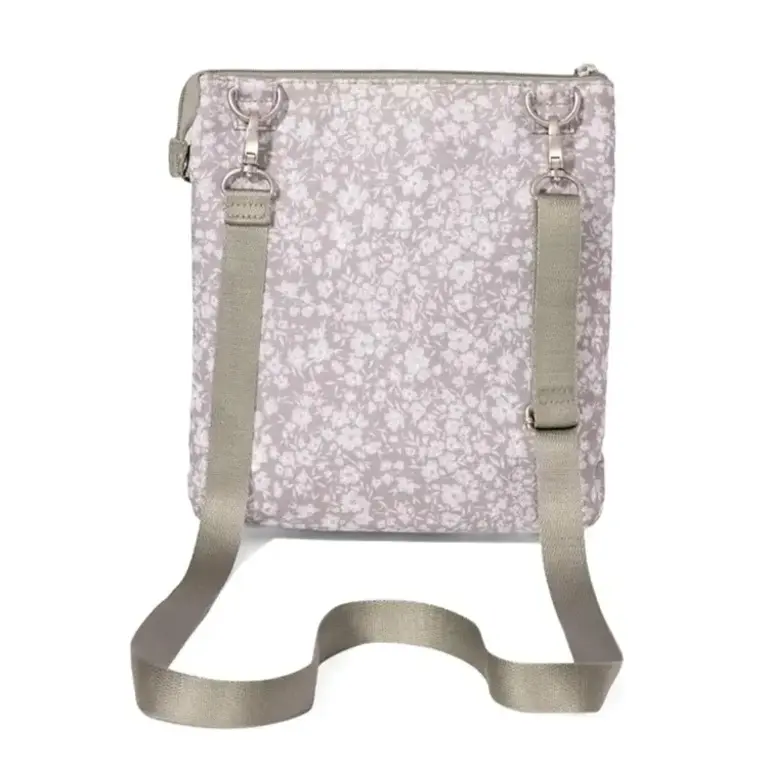 Baggallini Out & About Bagg, GREY PETAL