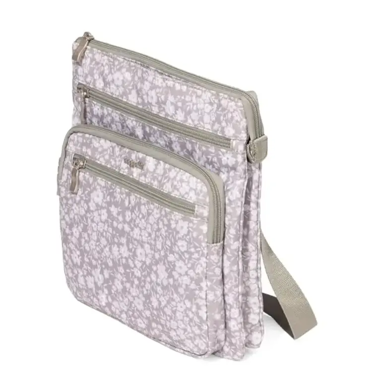 Baggallini Out & About Bagg, GREY PETAL