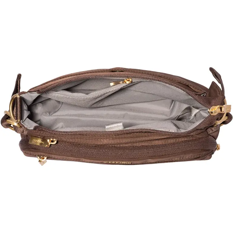 Baggallini Marais RFID Crossbody, Ganache brown