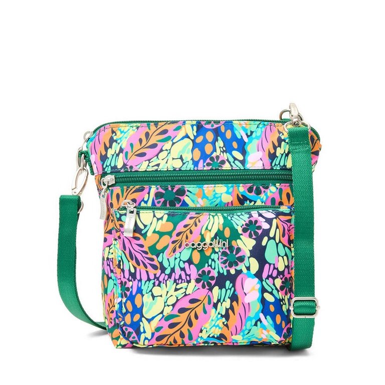 Baggallini Modern pocket crossbody, PARADISE PRINT