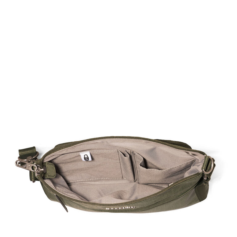 Baggallini Securtex Memento crossbody, THYME GREEN
