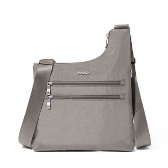 Baggallini Drift Slim Crossbody, STERLING SHIMMER