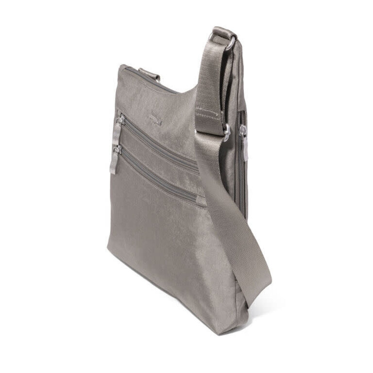 Baggallini Drift Slim Crossbody, STERLING SHIMMER