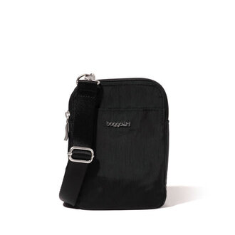 Baggallini Modern Take Two RFID Crossbody, Black