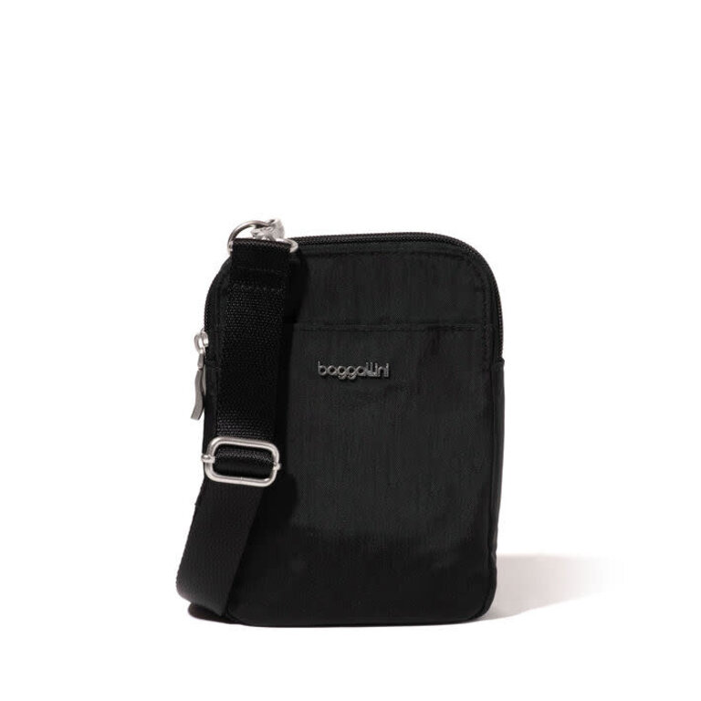 Baggallini Modern Take Two RFID Crossbody, Black
