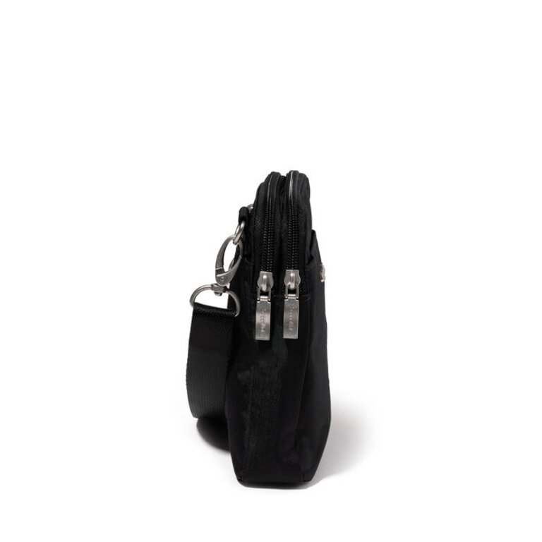 Baggallini Modern Take Two RFID Crossbody, Black