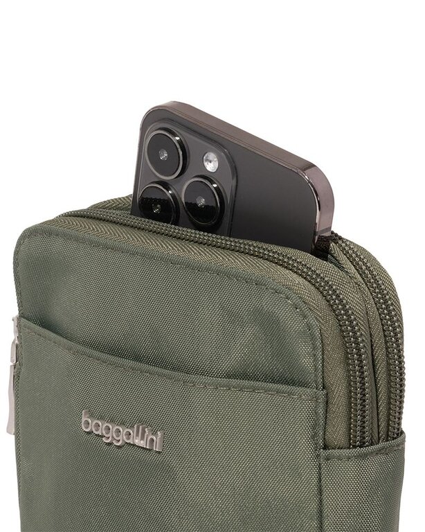 Baggallini Modern Take Two RFID Crossbody, THYME GREEN