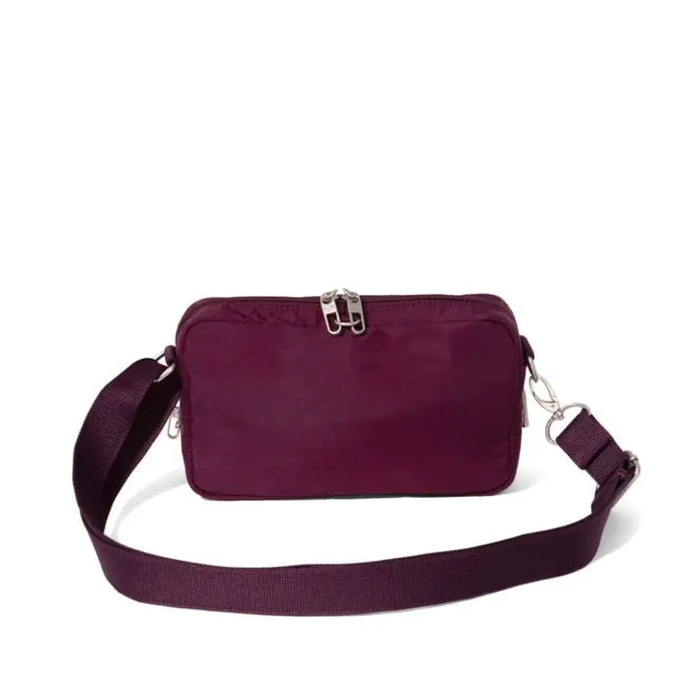Baggallini Securtex Treasure crossbody, MULBERRY