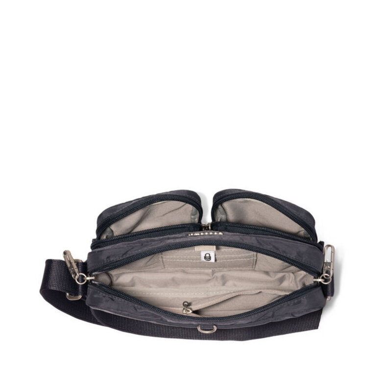Baggallini Securtex Treasure crossbody, FRENCH NAVY