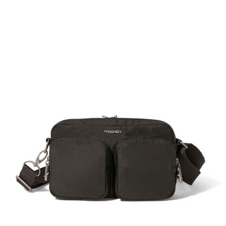 Baggallini Securtex Treasure crossbody, CHARCOAL