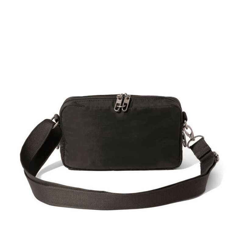 Baggallini Securtex Treasure crossbody, CHARCOAL
