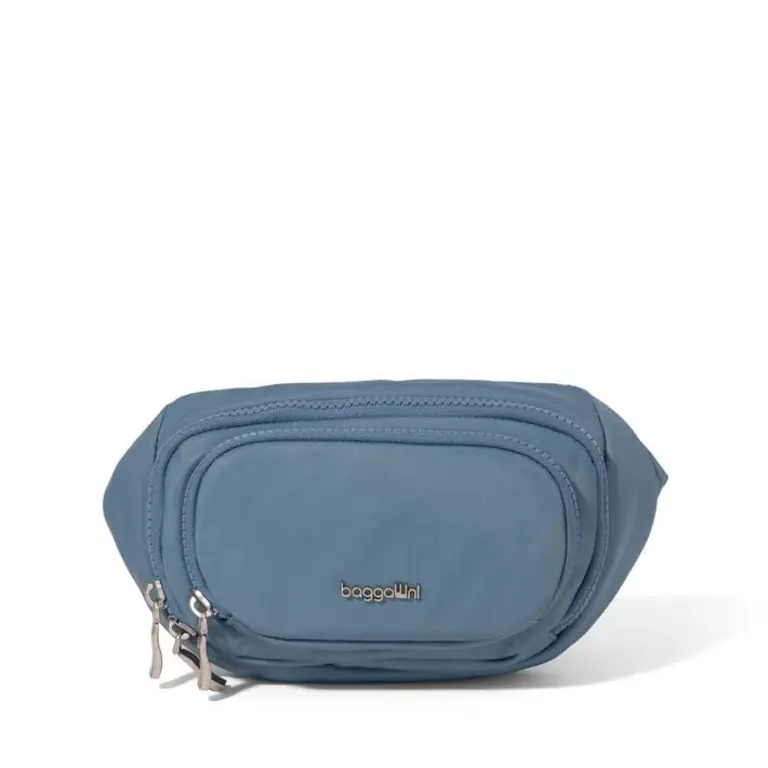 Baggallini On The Go belt bag, CORNFLOWER BLUE
