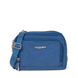Baggallini Triple zip bag with front wallet, LAPIS