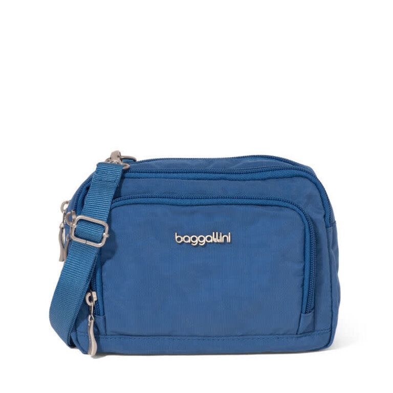 Baggallini Triple zip bag with front wallet, LAPIS