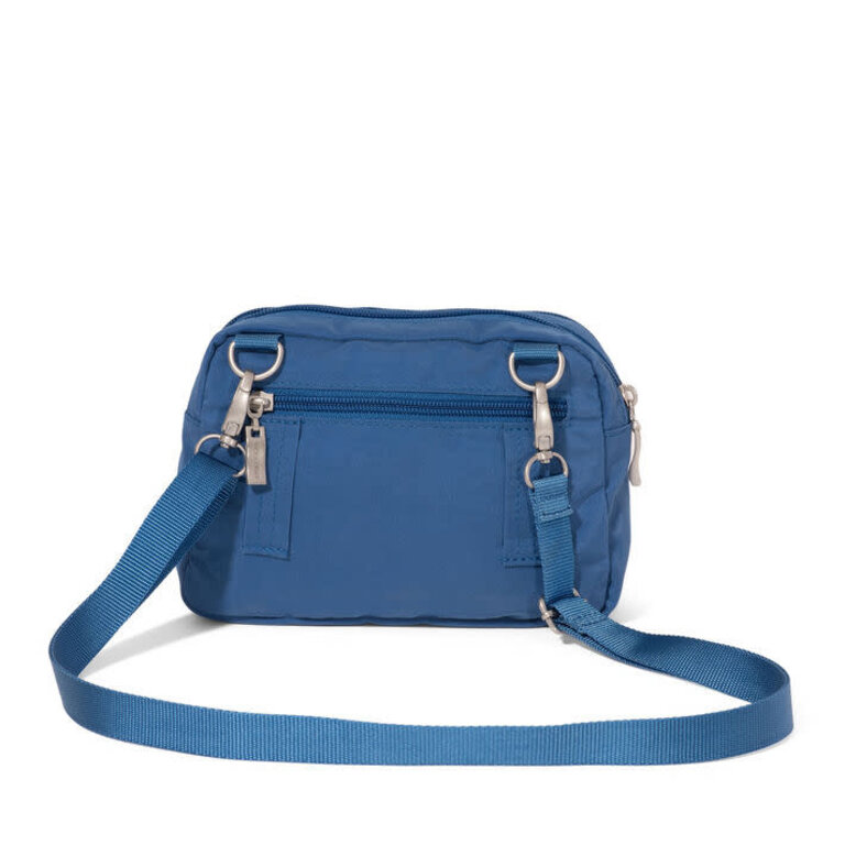 Baggallini Triple zip bag with front wallet, LAPIS