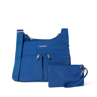 Baggallini Cross Over Crossbody, LAPIS BLUE
