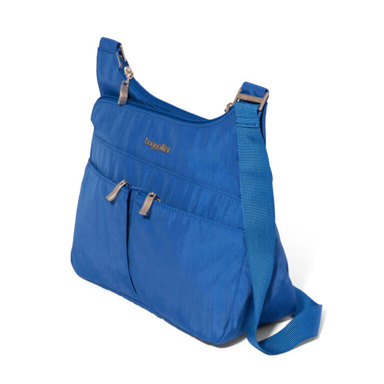Baggallini Cross Over Crossbody, LAPIS BLUE