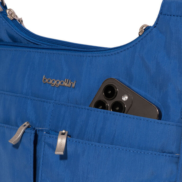 Baggallini Cross Over Crossbody, LAPIS BLUE