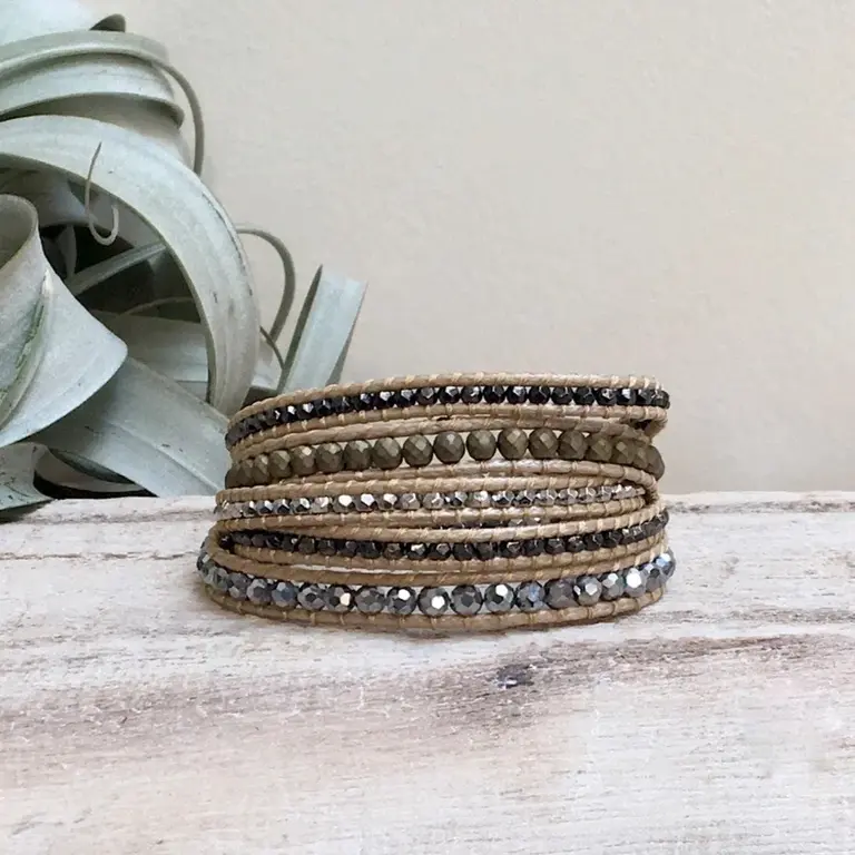 Wild Abandon Cinder wrap bracelet