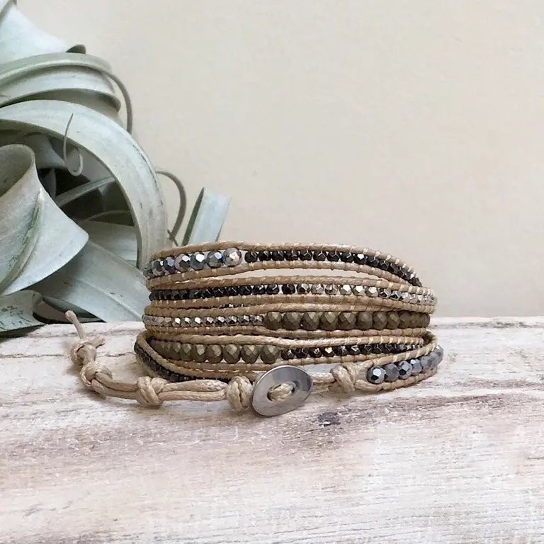 Wild Abandon Cinder wrap bracelet