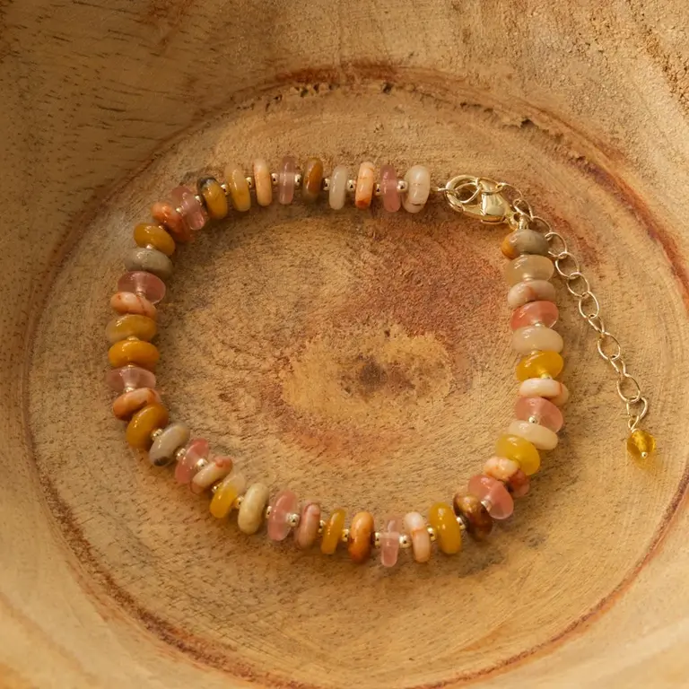 Wild Abandon Gold plated Honey Glow bracelet