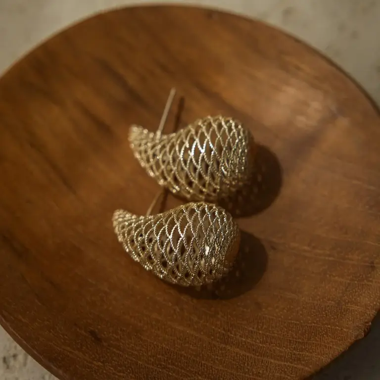 Wild Abandon Gold plated Stellar earrings