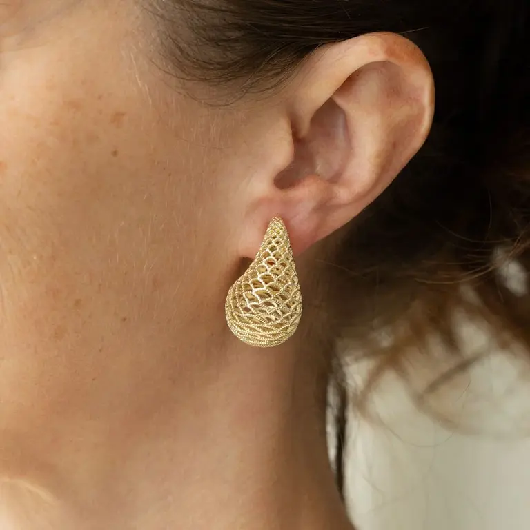 Wild Abandon Gold plated Stellar earrings