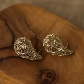 Wild Abandon Gold plated Interstellar earrings