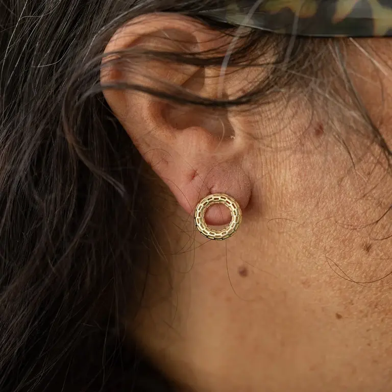 Wild Abandon Gold plated Supernova studs
