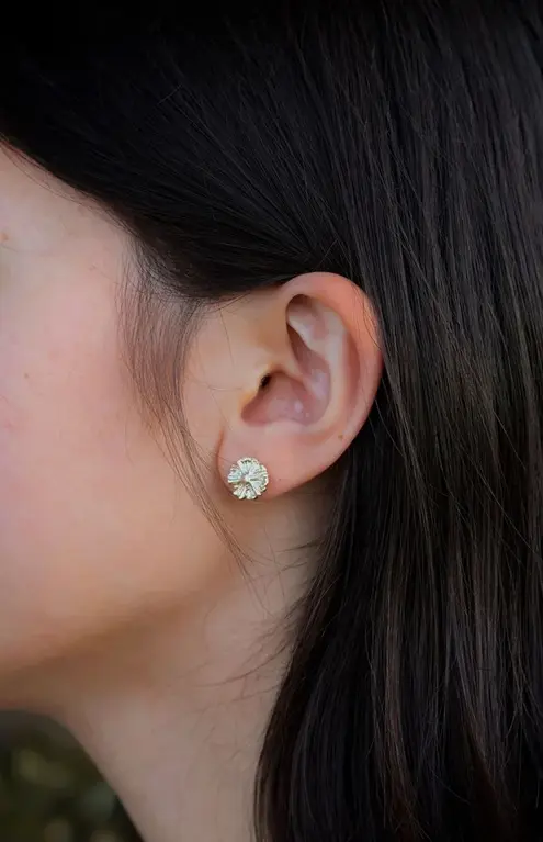Wild Abandon Gold plated Wildflower studs