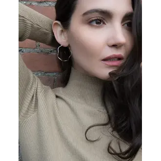 Wild Abandon Gold plated Bombora hoops