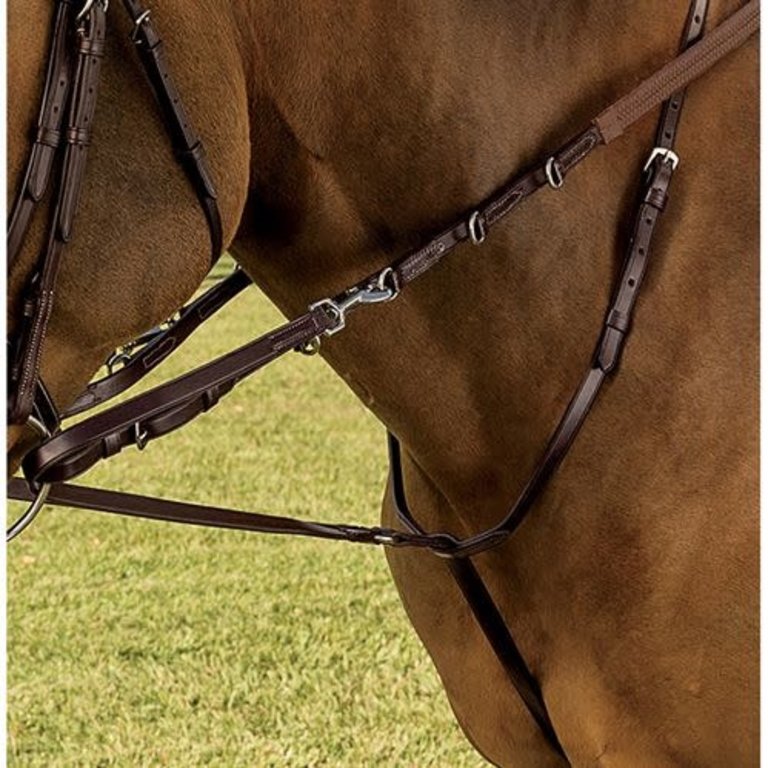 INTREPID GERMAN MARTINGALE WITH RUBBER REINS