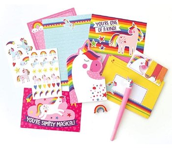 Rainbow Unicorn Stationery Set