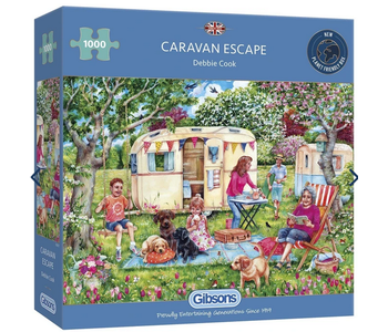 Caravan Escape 1000 Piece Jigsaw Puzzle