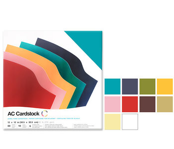 Scrapbook Cardstock: 12"x12" Jewel Tones