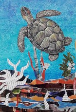 ART KIT Paper Collage Sea Turtle Art Kit