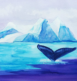 Tamara S Watercolour Art Class Iсeberg & Whale Tues Nov 29 or Tues Dec 6 6:00 to 8:00 pm