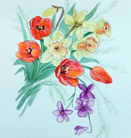 Tamara S Watercolour Art Class Flowers Fri April 14 3:00  to 5:00 pm