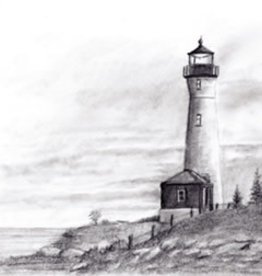 Nick W Sketching  Art Class Lighthouse Wed June 21 6:00 to 7:30 pm