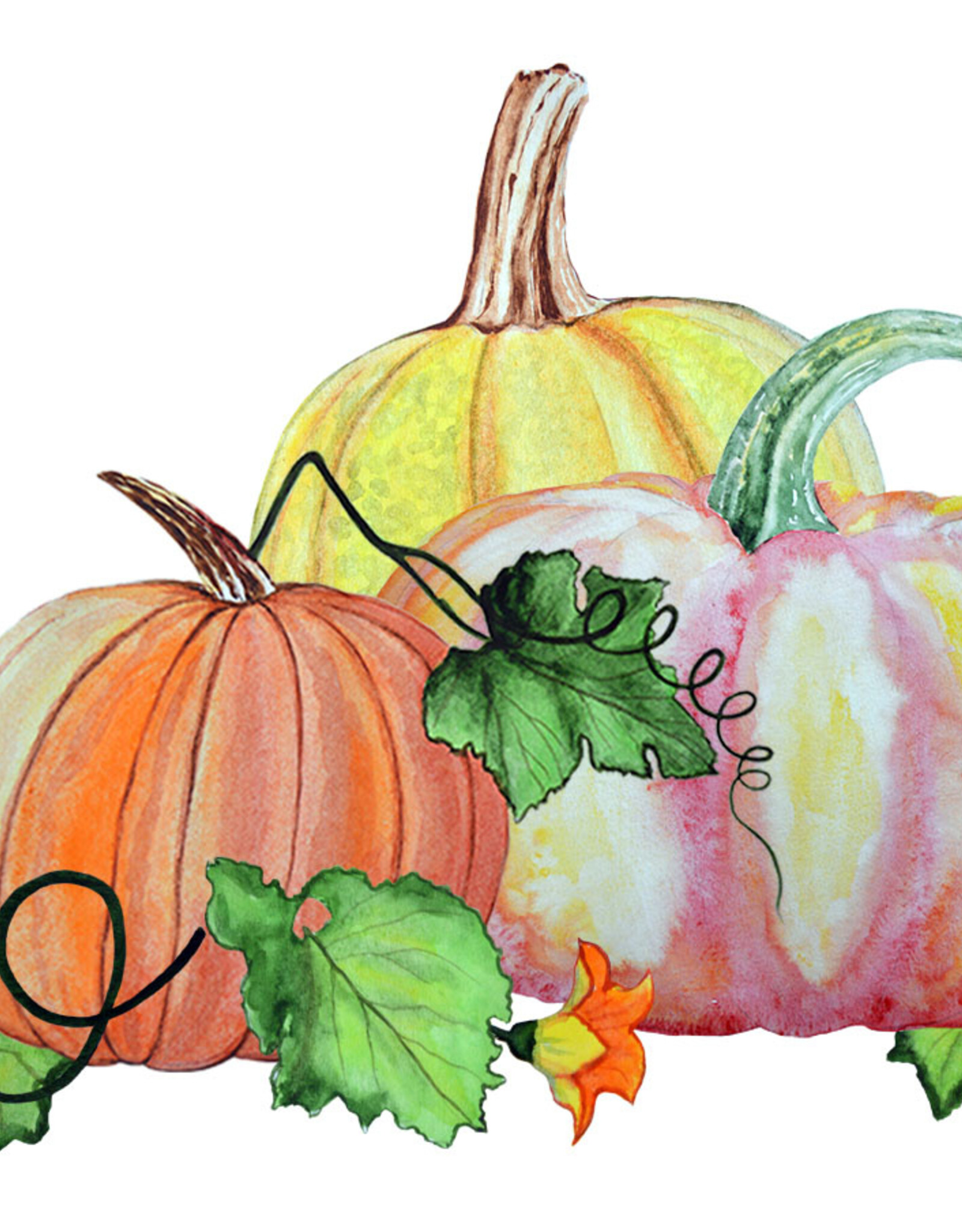 Tamara S Watercolour Art Class Pumpkins Thurs Oct 5  3:00  to 5:00 pm