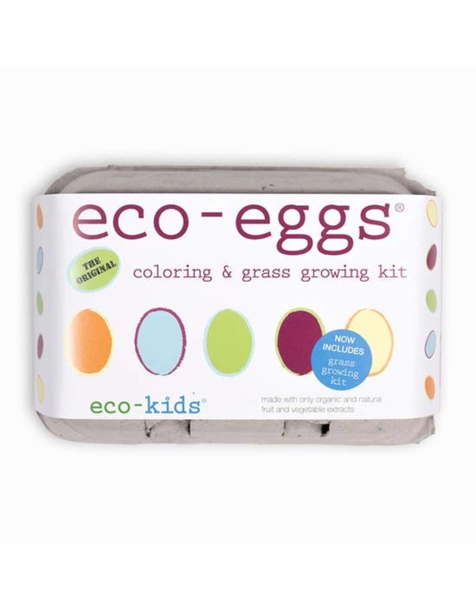 eco-kids eco-eggs coloring and grass kit