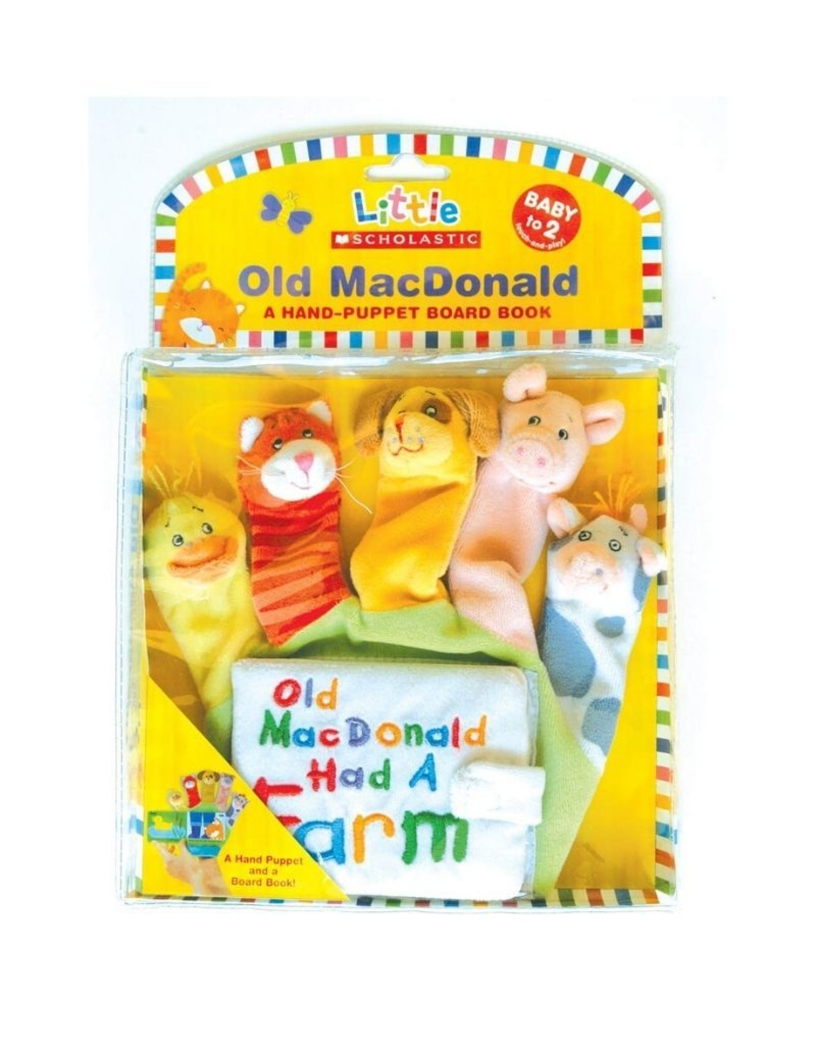 Scholastic Old Macdonald Hand Puppet Book